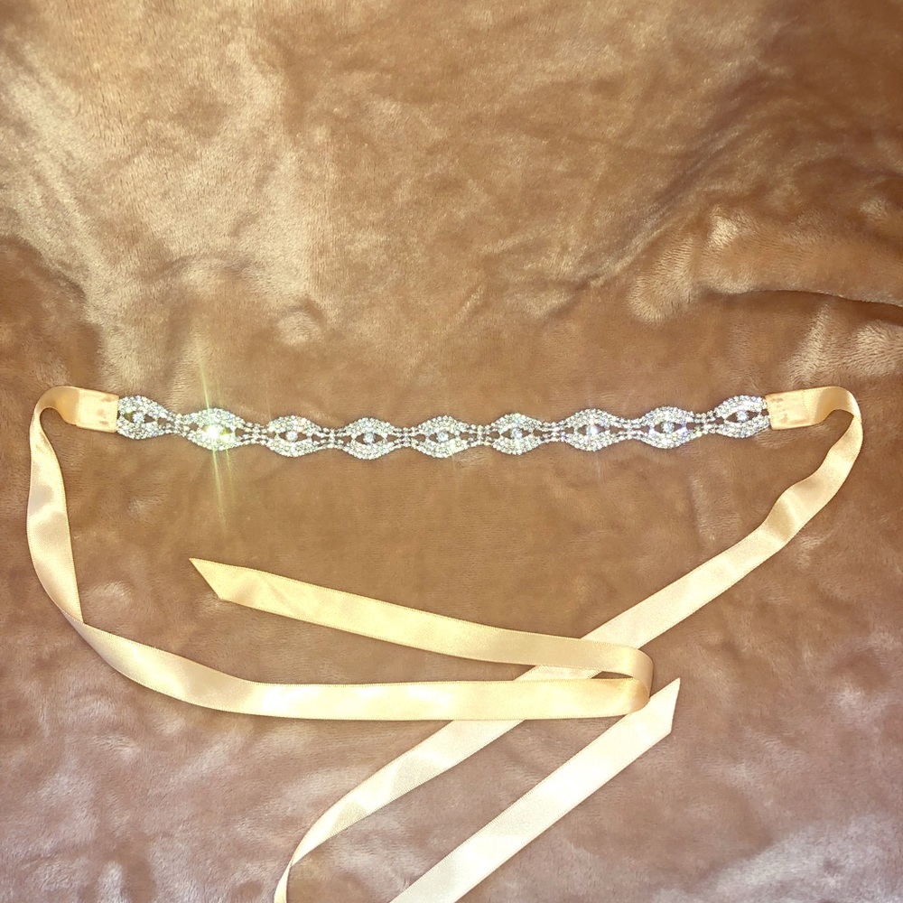 Wedding Sash Belt, Crystal Sash Belt